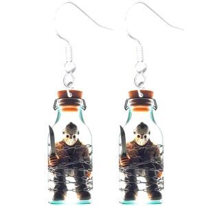 Fun Spooky horror character 5d earrings